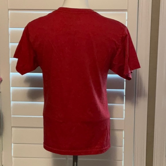 Red Short Sleeve Tee with Fortnite Character Graphics - Picture 3 of 5